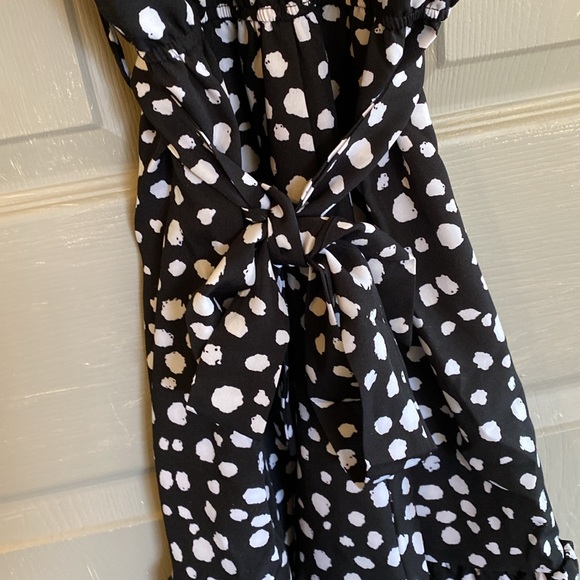 Halter dress, black and white, size M - Picture 6 of 8